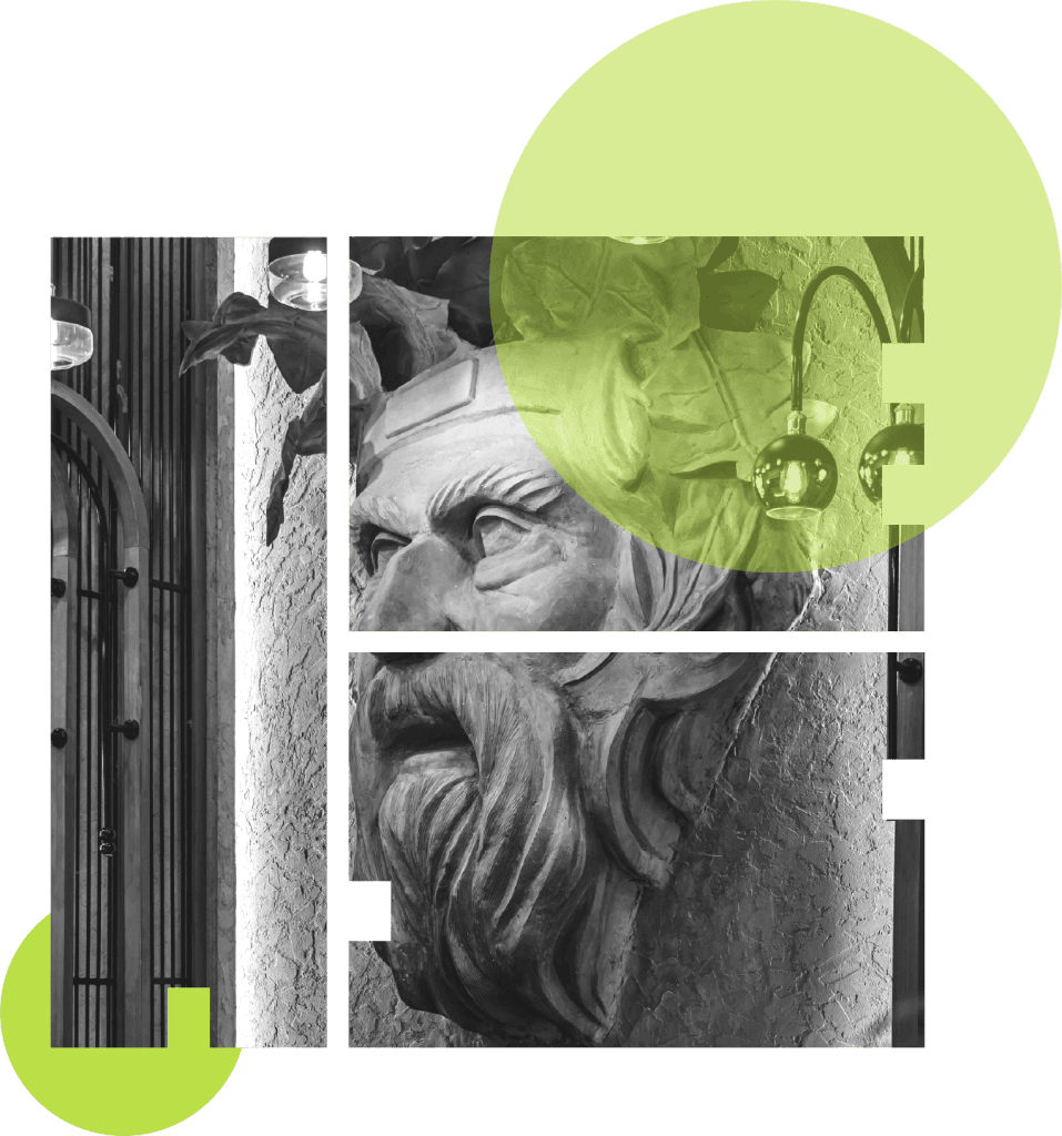 sculptue with less opacity in home