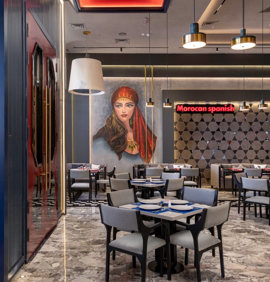 costa blanca restaurant interior design by interior designers ayman and ehab sobhy the founders of AES Art Direction studio (2)